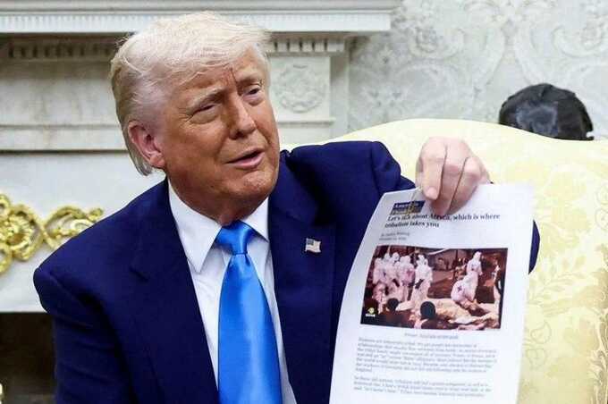 Трамп показал президенту ЮАР фото якобы геноцида белых, но оно оказалось снято в ДР Конго